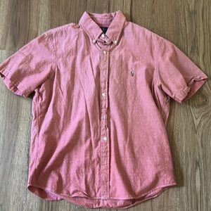 Ralph Lauren Men's Casual Pink Button Down Shirt